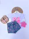 Short Jeans - Flamingo (Forma pequena) - comprar online