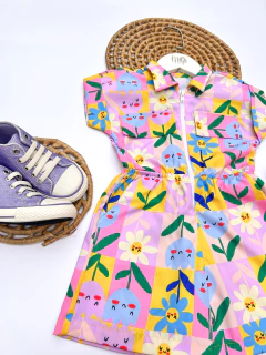 Macaquinho Luna - Branco Flor na internet