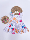 Vestido Amora - Branco Estampado