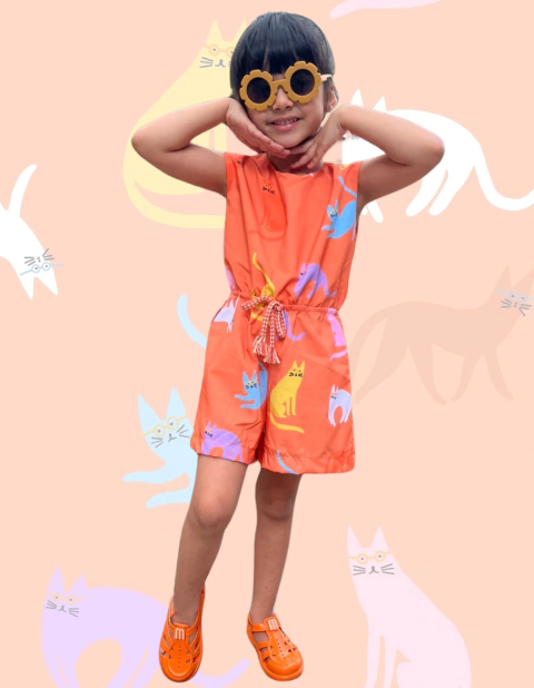 Macaquinho Isadora - Laranja - comprar online