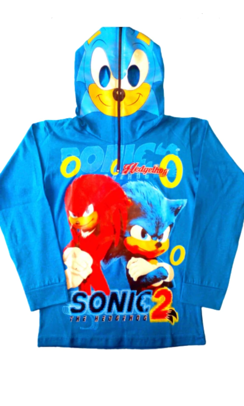 Camiseta Sonic con máscara