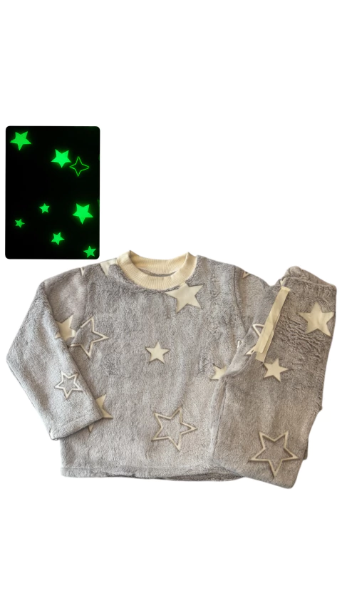 Pijama luminoso ESTRELLAS brilla en la oscuridad - comprar online