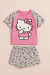 Pijama Hello Kitty brilla en la oscuridad corto - tienda online