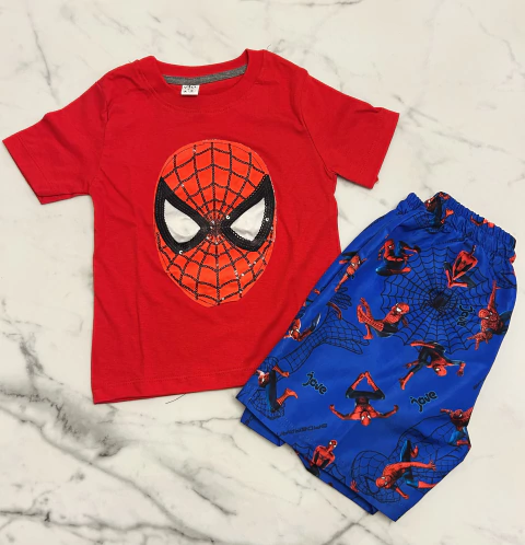 Conjunto spiderman con luces 2