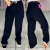 CALÇA WIDE LEG LISA PRETA