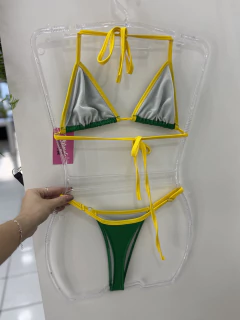Biquíni Fita Verde Brasil - Amanda Closet Store