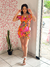 Vestido elastex estampado - loja online