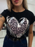 Tee estampa metalizada - loja online