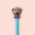 Lapicera Perrito Marrón y Celeste - comprar online