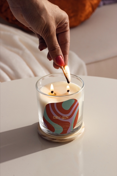 Vela Perfumada Dry Gin - 70´s