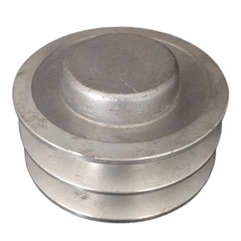 Polia de Alumínio 100mm 2 Canais A