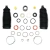 Kit Reparo de Direção Cx. TRW Fire Palio / Doblò / Idea / Strada / Siena / G Siena Após 2001 Com Coifas 33844 Gv108