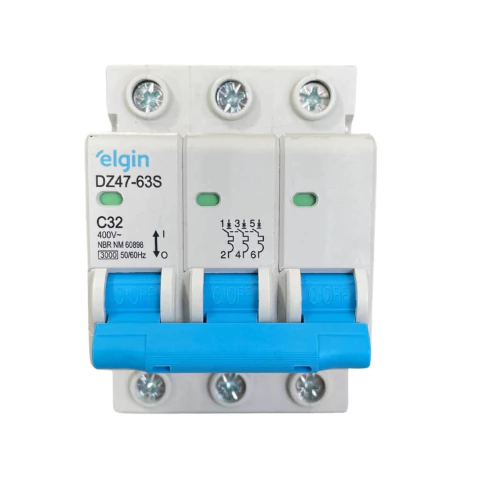 Disjuntor Trifásico 32A 3 Polos Elgin - comprar online