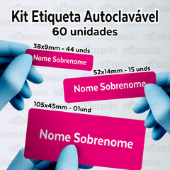 KIT de Etiquetas Instrumentais 60 unidades