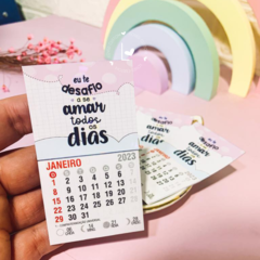 Mini Calendário de Geladeira