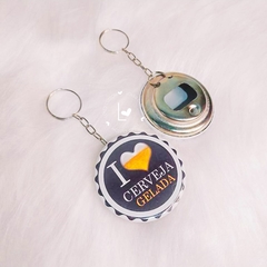 Chaveiro Abridor de Garrafas Personalizado