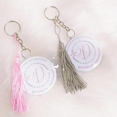 Chaveiro Espelho Personalizado com Tassel