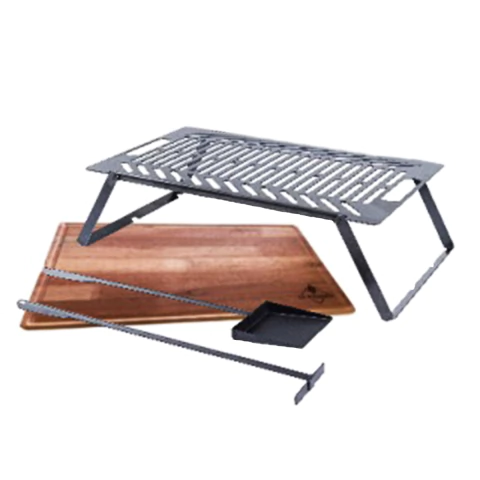 Parrilla La Bigornia Plegable Portatil Con Funda/ Palita/ Atizador/ Tabla Modelo "LB0037-00" - comprar online