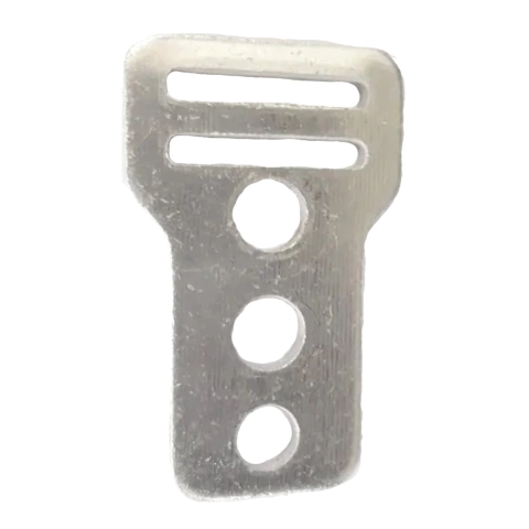 Estribo De Aluminio Carpas 3 Agujeros Por Unidad