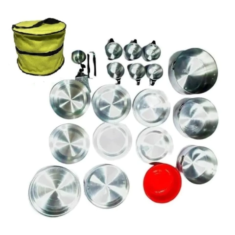 Marmita Para 6 Persona 22 Piezas Camping Montaña