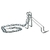Soporte Gancho Para Farol Con Cadenas Para Camping
