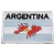 Escudo Bordado Bandera Argentina Con Malvinas - comprar online