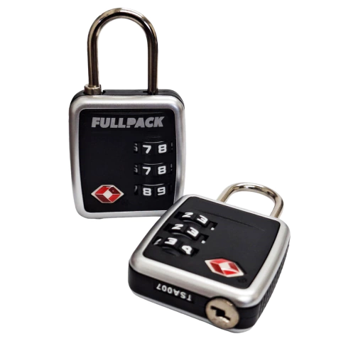 Candado Fullpack Tsa Travel De Combinación Ultra Liviano X2