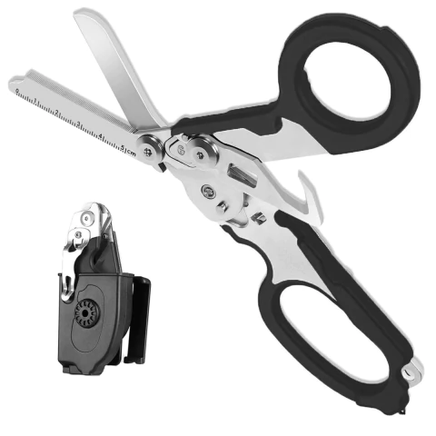 Tijera De Trauma Plegable Grande Táctica Multifunción Con Estuche - comprar online