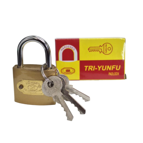 Candado Tri-yunfu De 32mm Con 3 Llaves