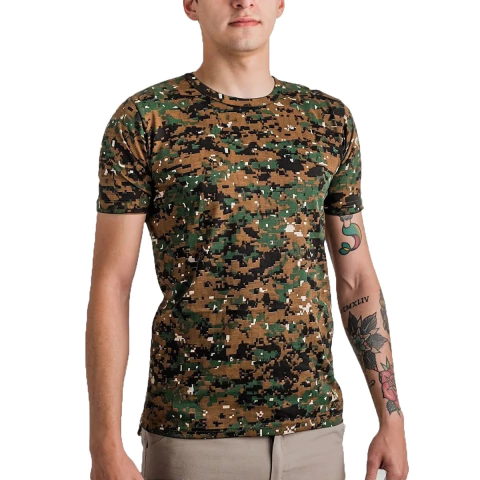Remera Camufladas Para Hombre Talle Especiales Manga Corta - comprar online