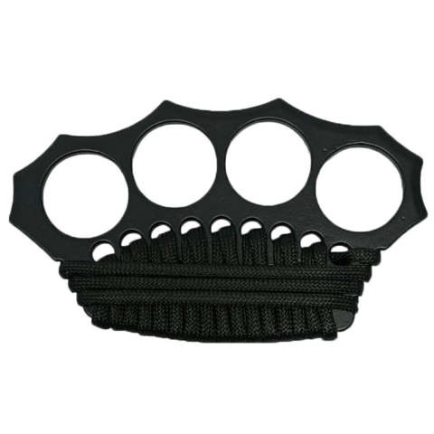 Manopla Negra Con Soga Paracord Defensa Personal