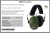 Imagen de Protector Auditivo Shilba Modelo "SH-023 DB" Ajustable