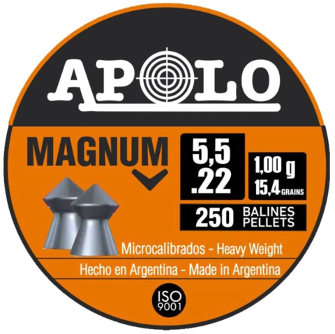 Balines Apolo Magnum 5,5 mm - lata x 250