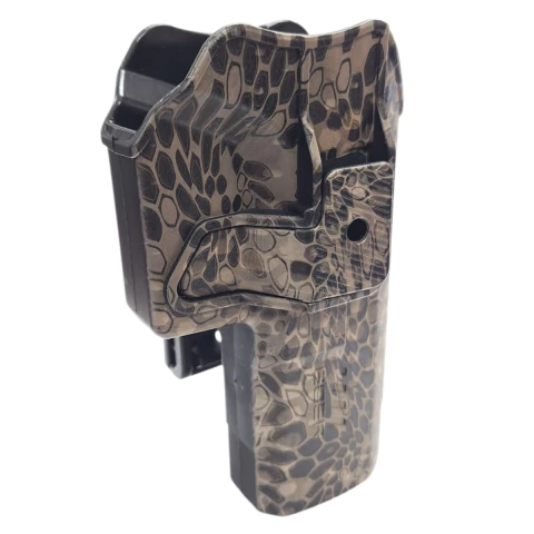 Pistolera Táctica Polímero BOER "BO7G17-M" Nivel 2 Glock 17/22/31 Grabado Laser - comprar online