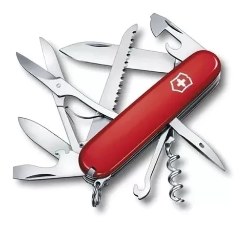 Cortapluma Navaja Victorinox Huntsman Roja 15 Usos 1.3713
