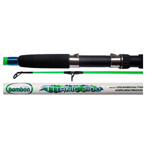 Caña Bamboo 3.60 mts. Titanic 3600 2 tramos