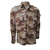 Camisa De Hombre Modelo "Safari" Gabardina Manga Larga Bolsillos Con Cierre Camuflada