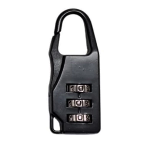 Candado Cuadrado Con Clave De 3 Combinaciones Resistente Ultra Liviano X1