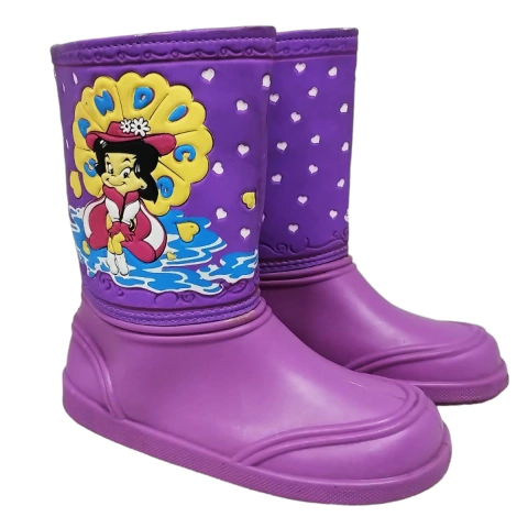 Bota De Lluvia Para Niña "Con Detalles"