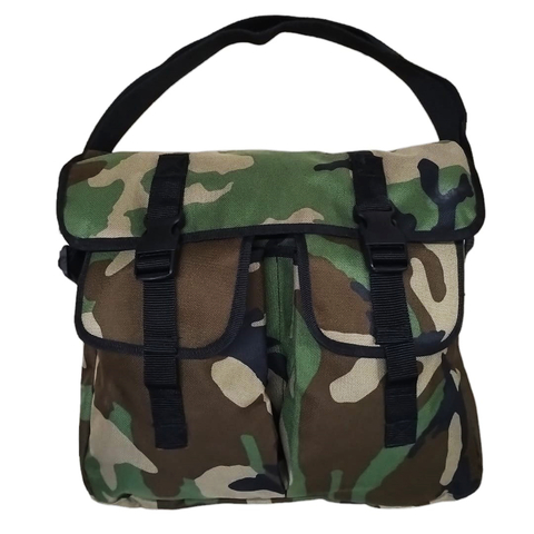 Bolso Morral Grande Con Dos Bolsillos