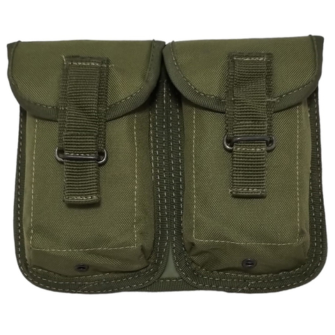 Porta Cargador Doble Para Fal Par Individual Con Pasa Cinto