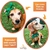 Fantasia De Natal Pet Com Gorro de Rena E Laço Regulável