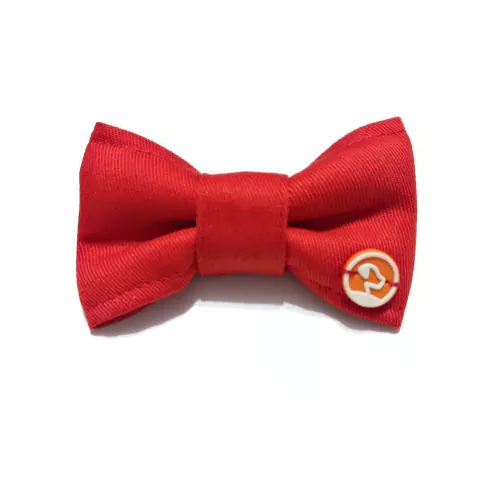 Laço Pet Tiara Ou Gravata Com Regulagem Vermelho