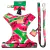 Kit Coleira Peitoral Pet Com Regulagem Guia E Cata Caca Estampa Melancia