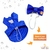Kit Boné Pet com Laço A Prova D'agua Impermeável