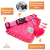Bandana Pet com Boina Rosa Pink Outono Inverno + Laço Grátis
