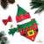 Fantasia Pet Duende de Natal com Gorro e Bandana Regulável + Laço Grátis
