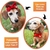 Laço Pet Tiara ou Gravata Com Regulagem Vermelho de Natal