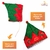 Fantasia Pet Duende de Natal com Gorro e Bandana Regulável + Laço Grátis