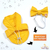 Kit Boné Pet com Laço A Prova D'Água Impermeável Piscina Mar